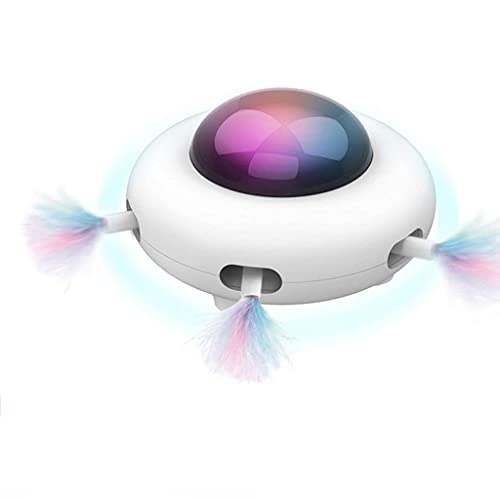 Interactive Automatic Feather Toy with Smart Turntable for Cats & Dogs