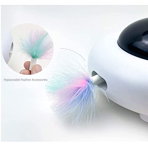 Interactive Automatic Feather Toy with Smart Turntable for Cats & Dogs