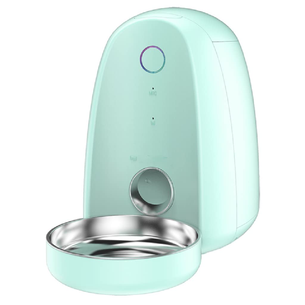 Smart Automatic Pet Feeder with Video Monitor & Slow Feed Bowl, 2L