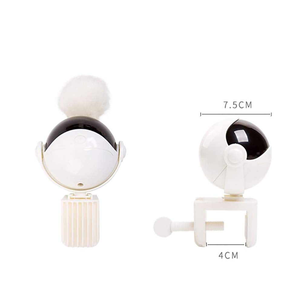 Automatic Interactive Cat Toy with Lifting Ball & Feather Stick