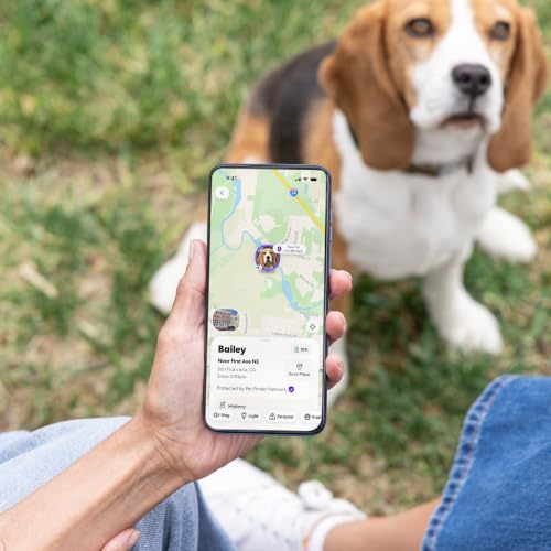 GPS Pet Tracker for Dogs with Live Tracking & Escape Alerts, 14-Day Battery
