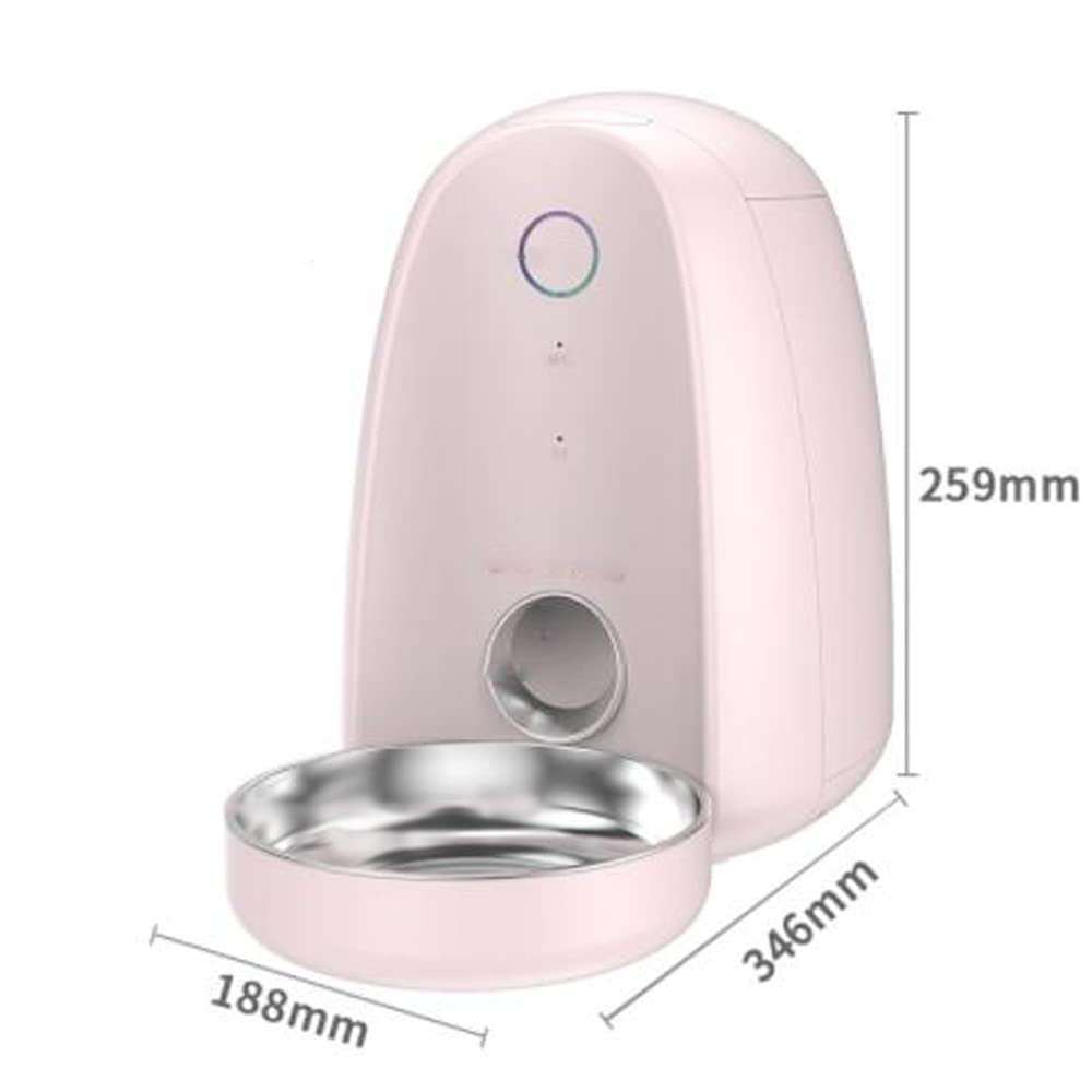 Smart Automatic Pet Feeder with Video Monitor & Slow Feed Bowl, 2L