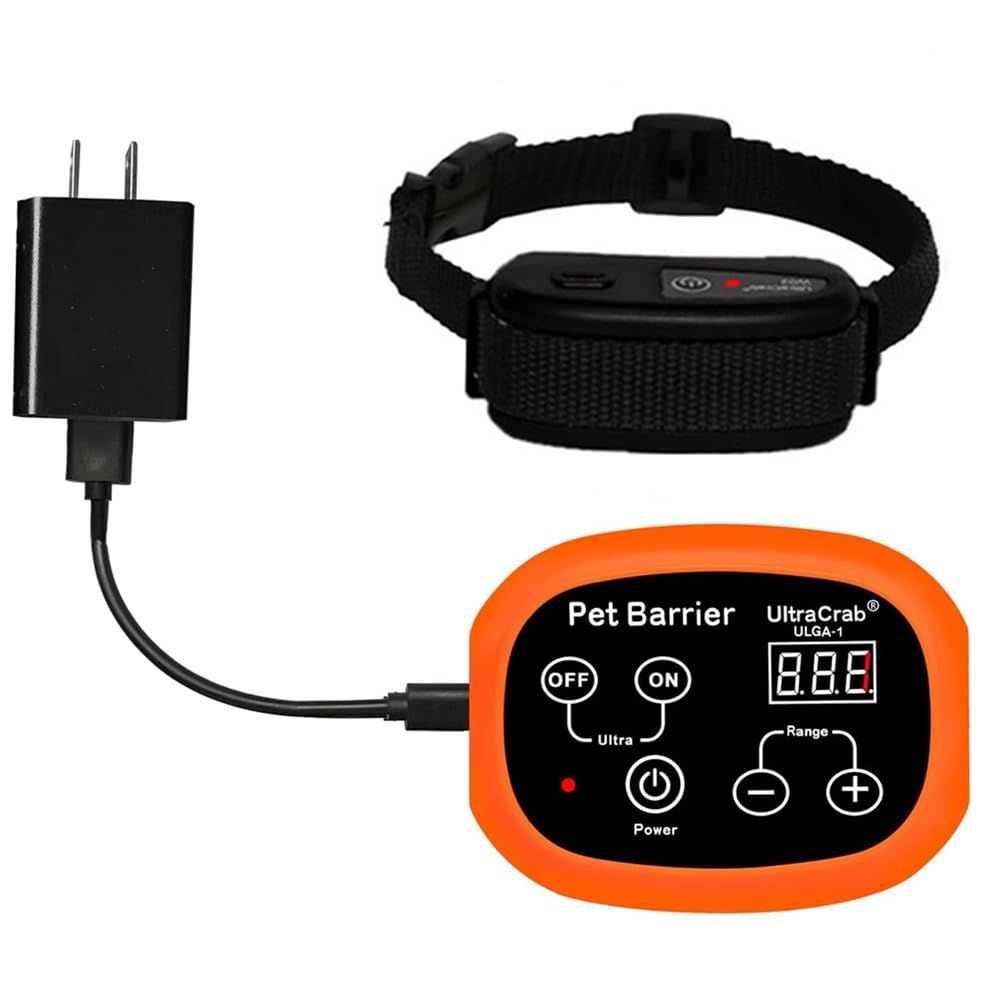 Indoor Wireless Pet Barrier System with Rechargeable Training Collar