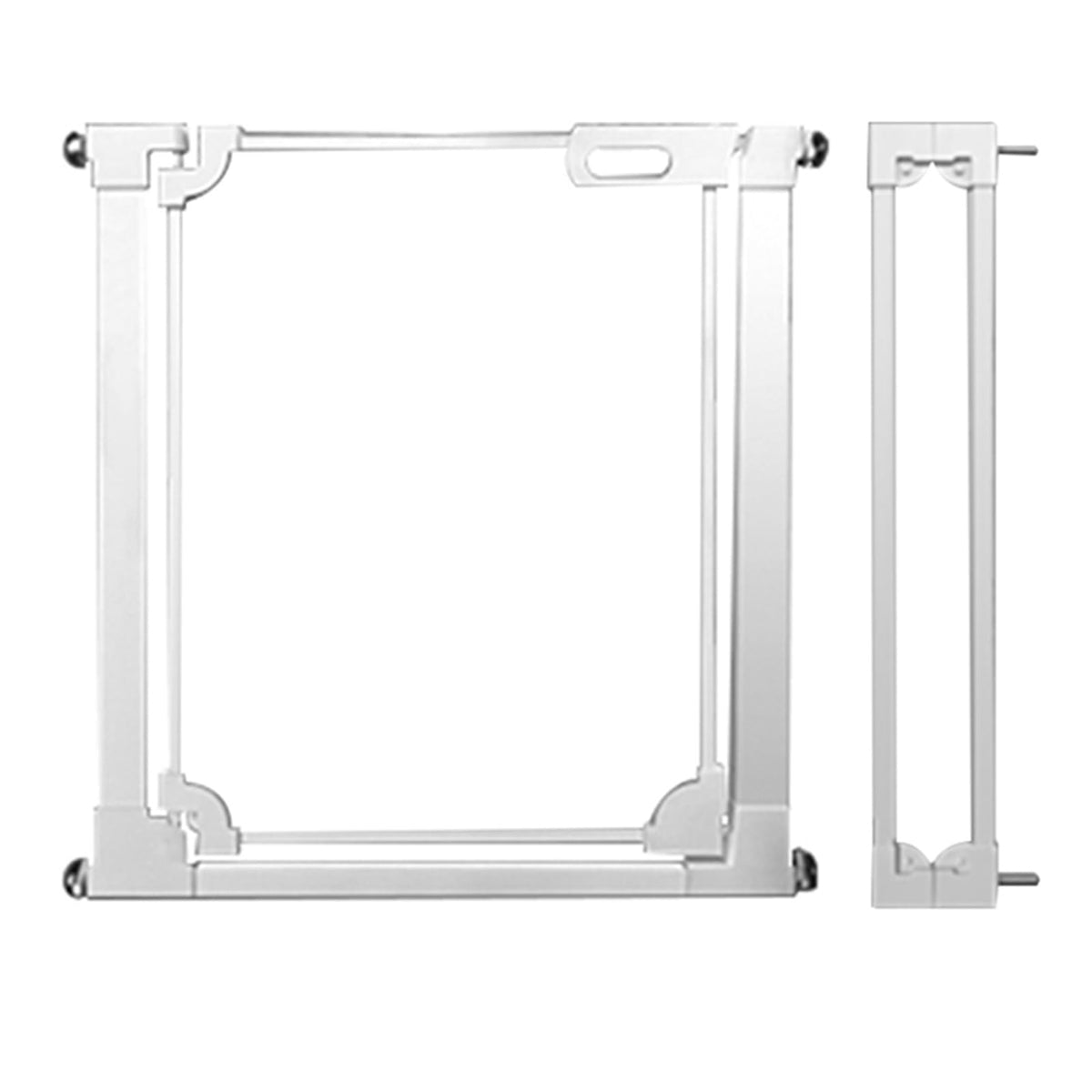 Clear Acrylic Pet Gate with Auto-Close & Hold Open Feature