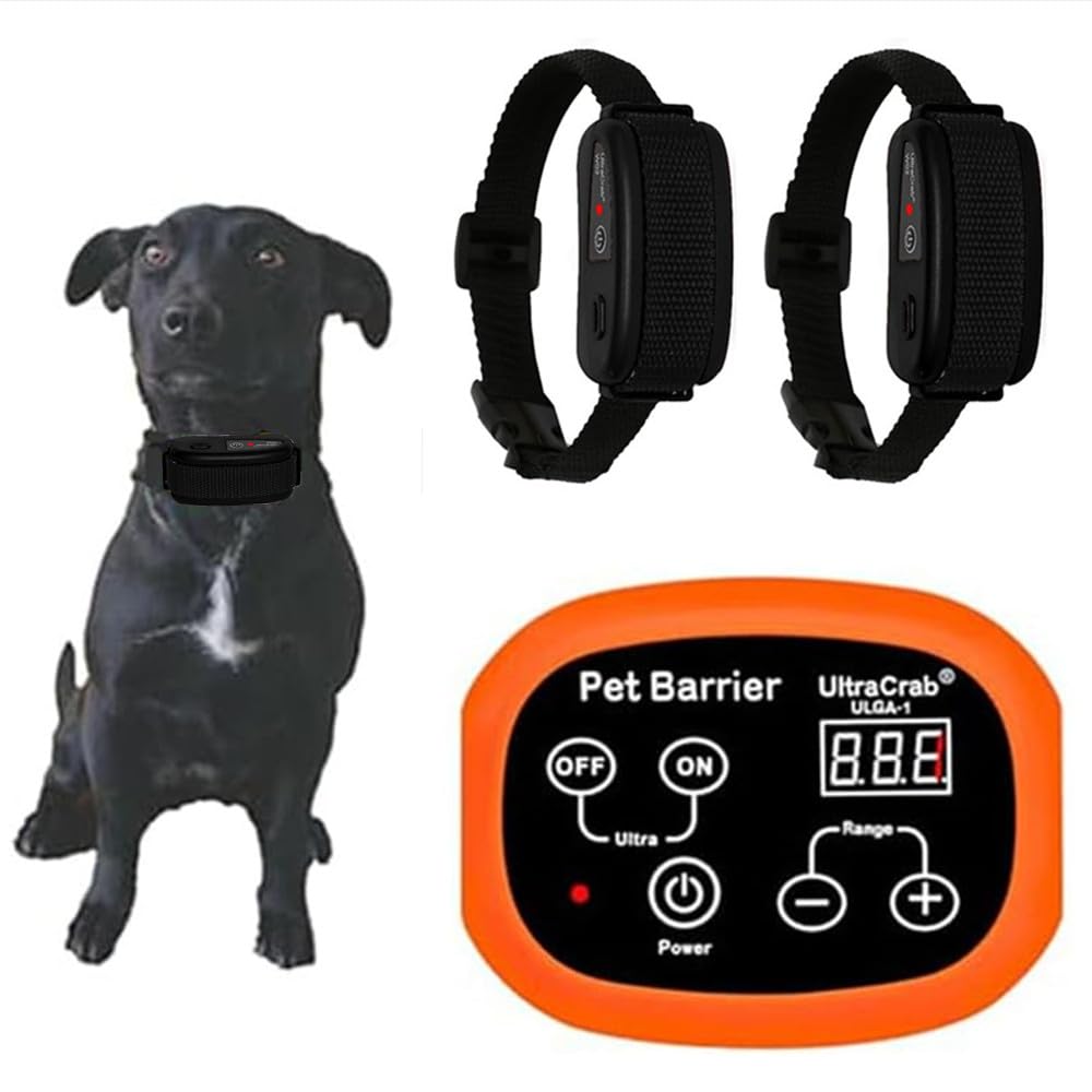 Indoor Wireless Pet Barrier System with Rechargeable Training Collar