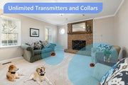 Indoor Wireless Pet Barrier System with Rechargeable Training Collar
