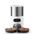 Smart Automatic Pet Feeder with 4.5L Food & 2L Water Dispenser for Cats & Dogs