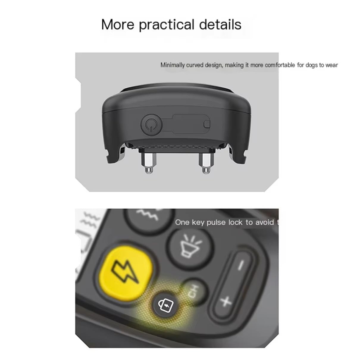 Rechargeable Waterproof Dog Training Collar with Remote Control