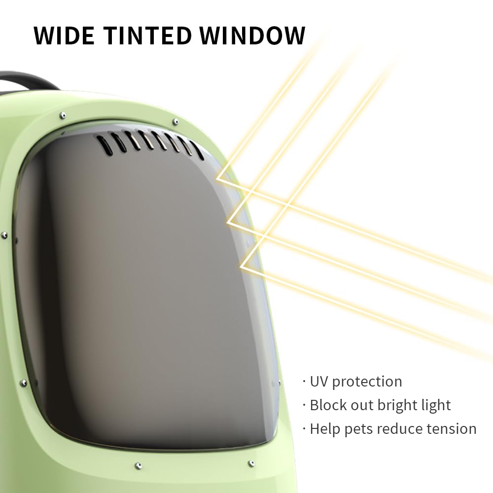 Smart Pet Backpack Carrier with Fan & Light, Airline Approved Design
