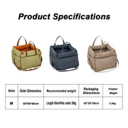 Leather Pet Car Seat with Non-Slip Washable Design for Long Drives
