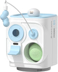 3-in-1 Interactive Pet Toy with Feather Teaser, Ball Launcher & Treat Dispenser