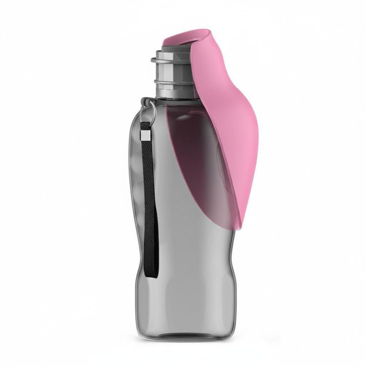 Portable Dog Water Bottle with Flip Lid for Outdoor Travel & Walks