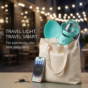 Portable Dog Water Bottle for Travel – 2-in-1 with Food Container