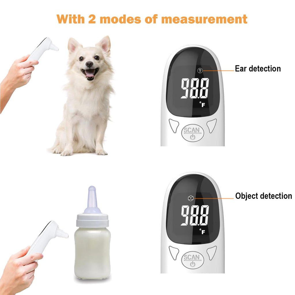 1-Second Pet Thermometer for Dogs & Cats, Fast Temperature Monitoring