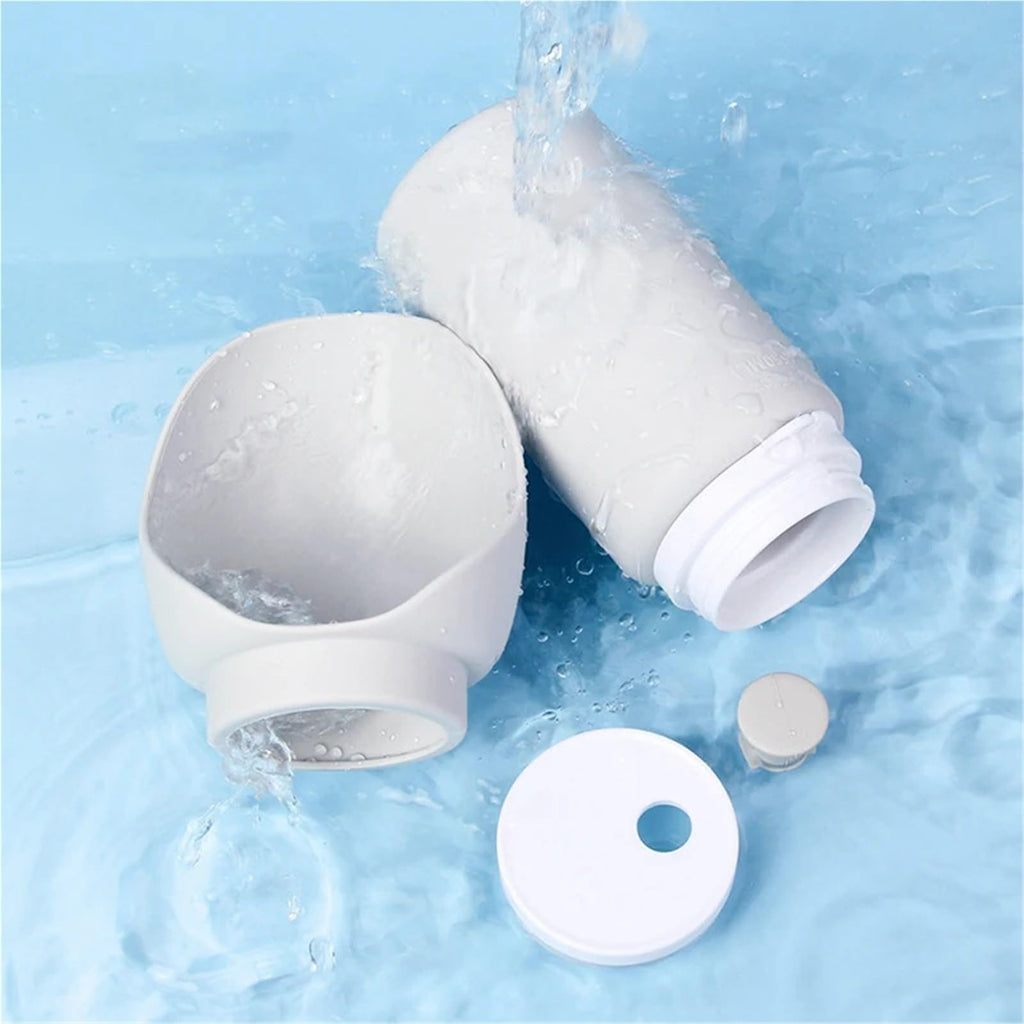 Portable Foldable Pet Water Bottle for Dogs and Cats-550ml Silicone Feeder