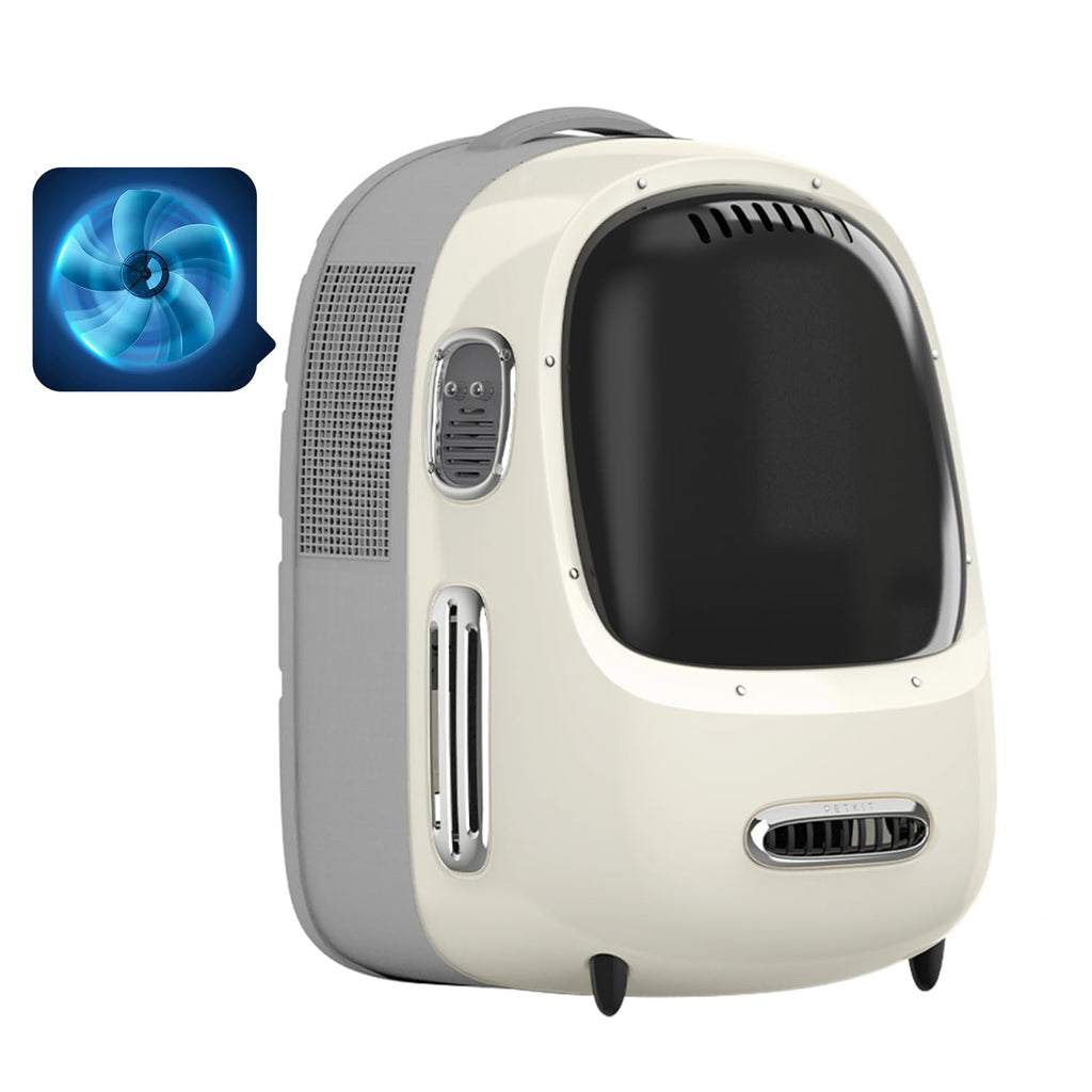 Smart Pet Backpack Carrier with Fan & Light, Airline Approved Design