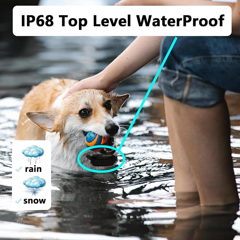 Indoor Wireless Pet Barrier System with Rechargeable Training Collar