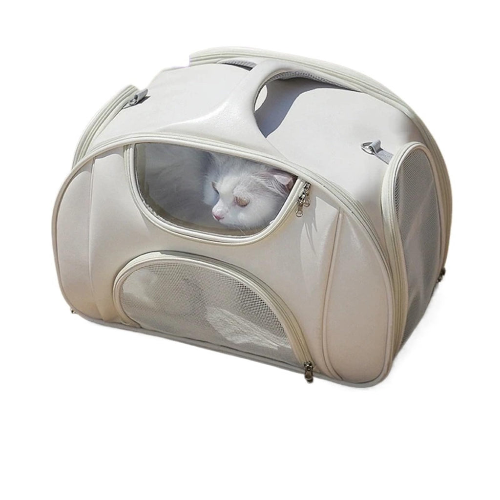 Expandable XXL Pet Carrier Backpack with 600D Oxford Fabric