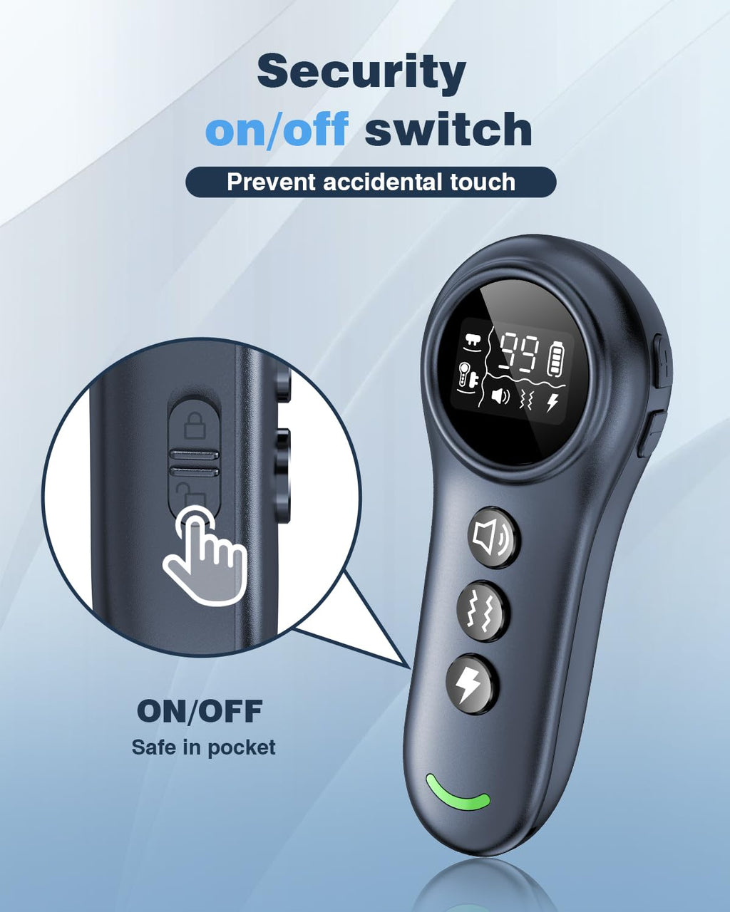 2-in-1 Dog Training Collar with Remote, Beep, Vibration & Shock Modes