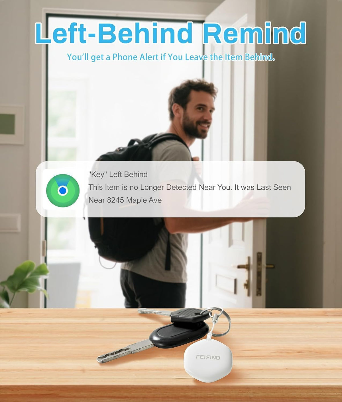Air Tracker Tags-(iOS Only), MFi Certified Works with Apple Find My