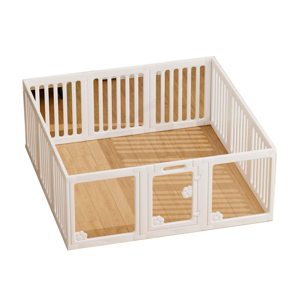 Modular Indoor Dog Playpen with Adjustable Fence Panels