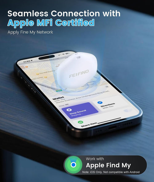 Air Tracker Tags-(iOS Only), MFi Certified Works with Apple Find My