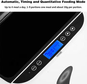Smart Pet Feeder, 4.5 Liters, with Voice Recording Function.