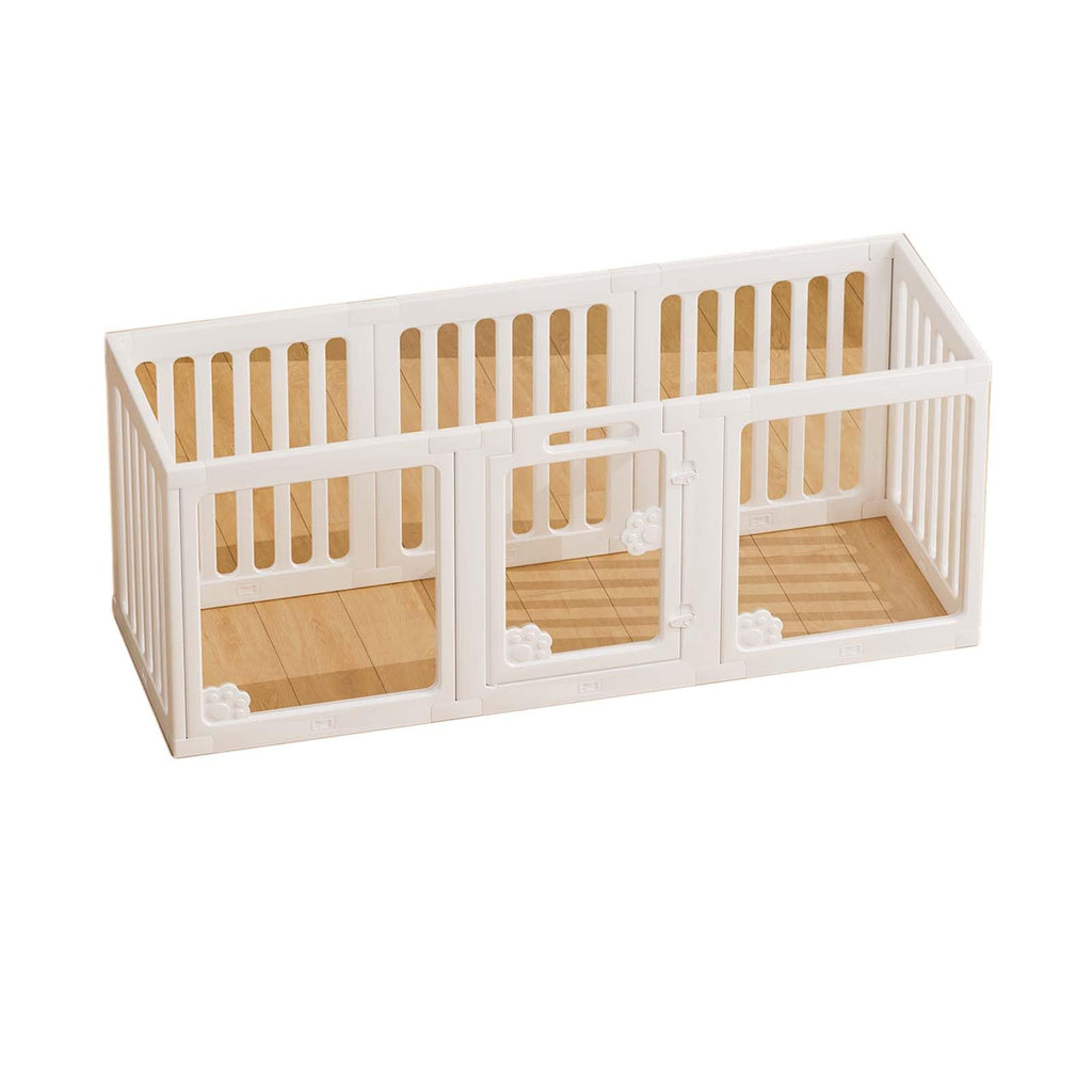 Modular Indoor Dog Playpen with Adjustable Fence Panels