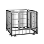Fireplace Safety Fence, Metal Play Yard for Pet/Dog with Door