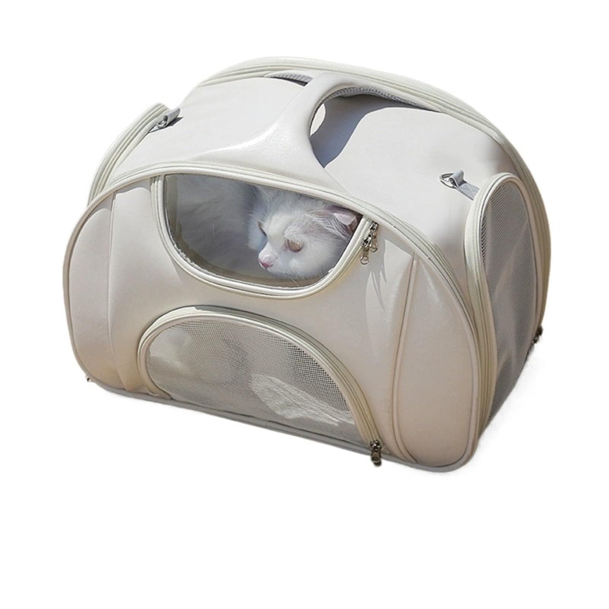 Expandable XXL Pet Carrier Backpack with 600D Oxford Fabric