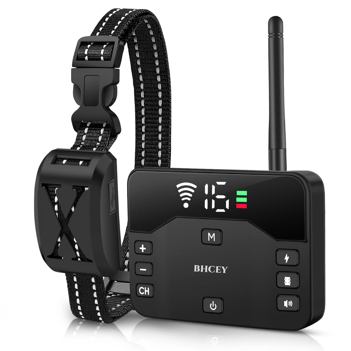 2-in-1 Wireless Dog Fence & Training Collar with Vibration and Shock Modes