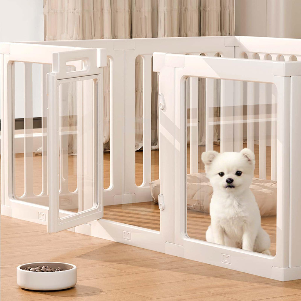 Modular Indoor Dog Playpen with Adjustable Fence Panels