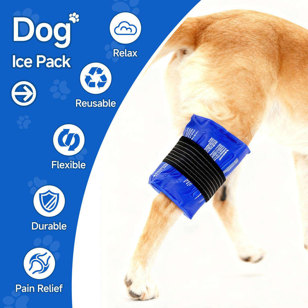 Reusable Hot & Cold Gel Wrap for Dogs, Joint & Muscle Relief