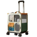 Soft-Sided Pet Travel Carrier with Wheels & Detachable Backpack