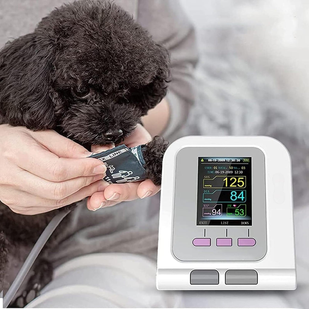 Digital Veterinary Blood Pressure Monitor with 3 Cuffs & LCD Display
