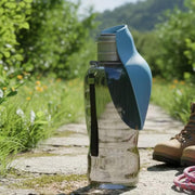 Portable Dog Water Bottle with Flip Lid for Outdoor Travel & Walks