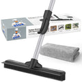 3-in-1 Pet Hair Removal Rubber Broom with Adjustable Handle & Squeegee