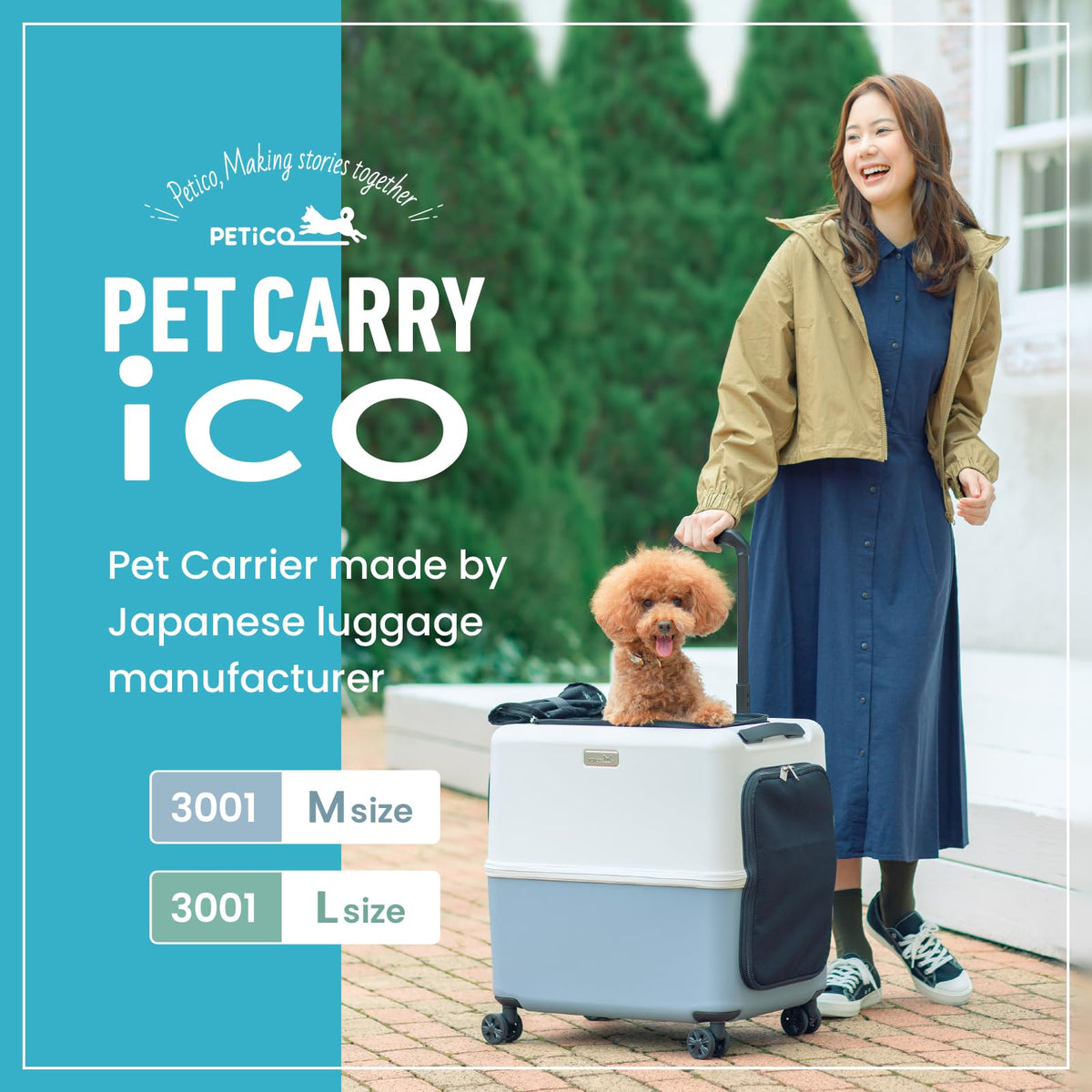 PETiCO ICO Sturdy and Versatile Pet Carrier
