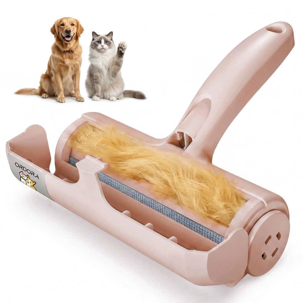 Reusable Pet Hair Remover Roller for Furniture, Carpet & Bedding