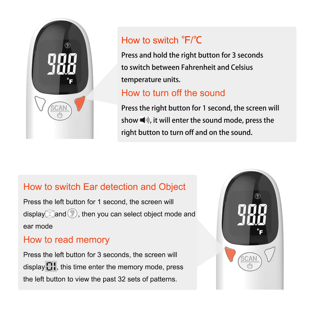 1-Second Pet Thermometer for Dogs & Cats, Fast Temperature Monitoring