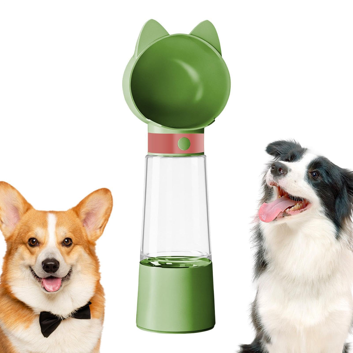 Dog Water Bottle 2-in-1 Leak Proof Portable Drinking Tools