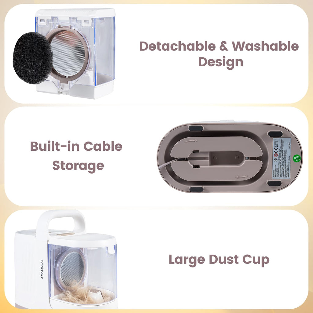 PETSITE 9-in-1 Dog Grooming Vacuum Kit for Shedding