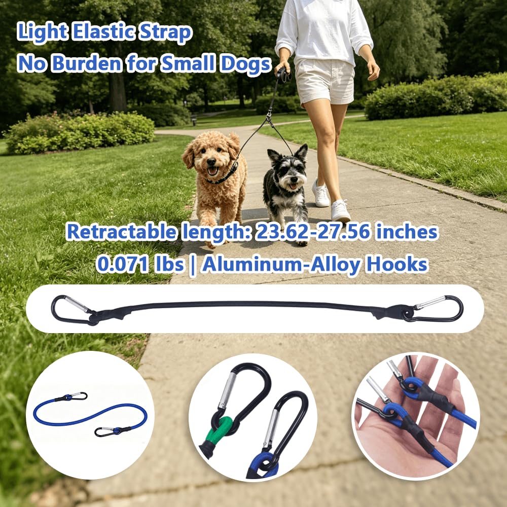 16.4ft LED Retractable Dog Leash with 360° Tangle-Free Design