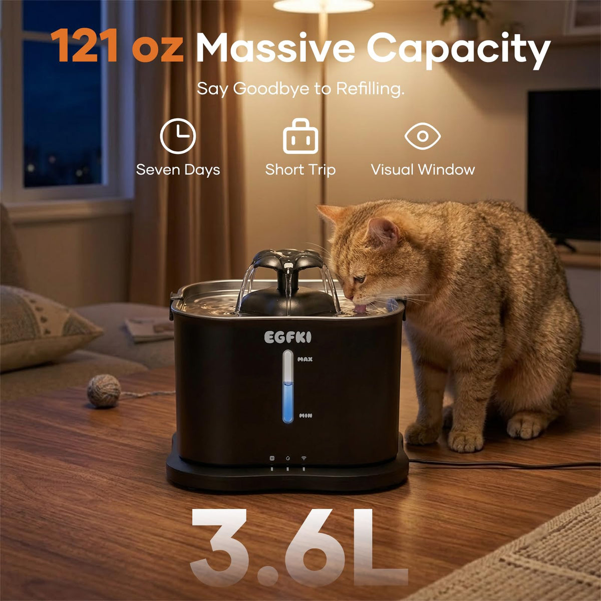 Cat Water Fountain