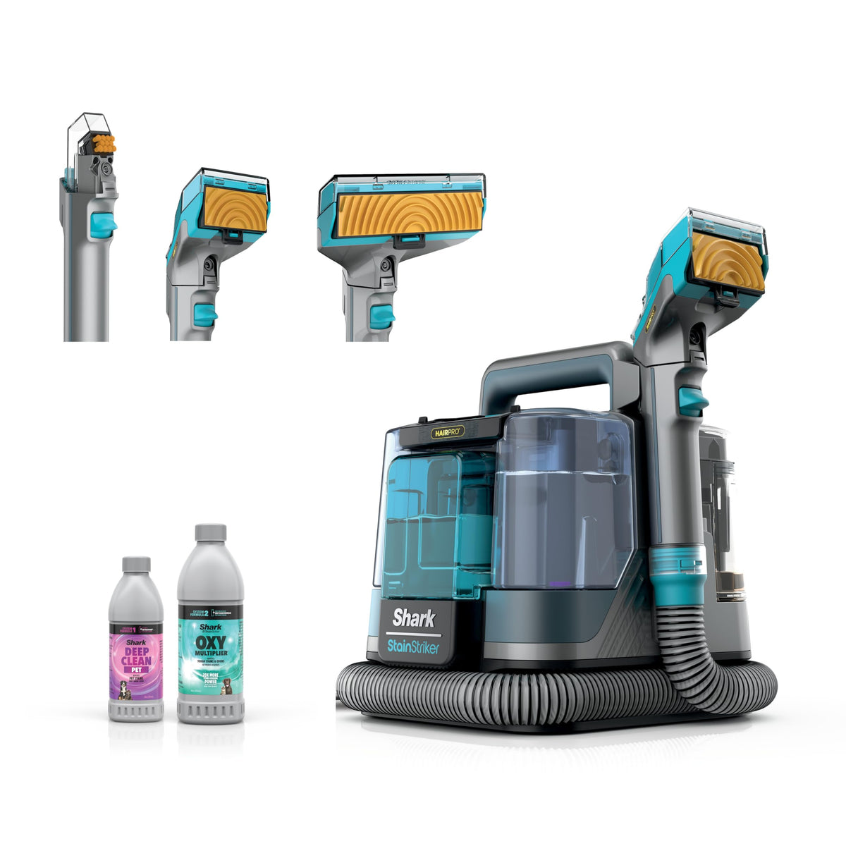 Portable Carpet & Upholstery Cleaner for Stain & Odor Removal