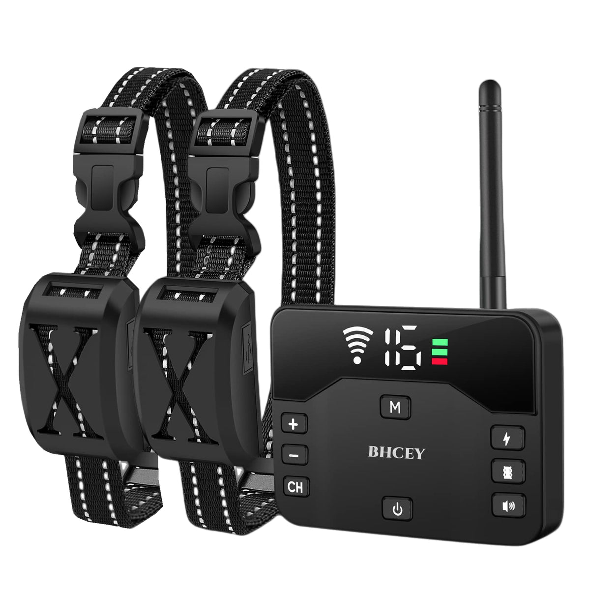 2-in-1 Wireless Dog Fence & Training Collar with Vibration and Shock Modes