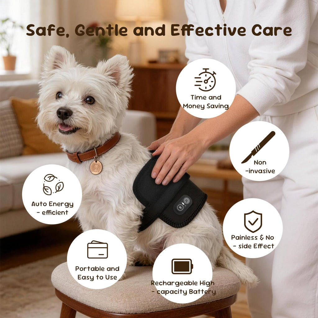 Red Light Therapy Belt for Dogs, Portable Joint Relief Wrap
