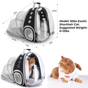 Bubble Pet Carrier Backpack for Cats & Puppies, Airline Approved