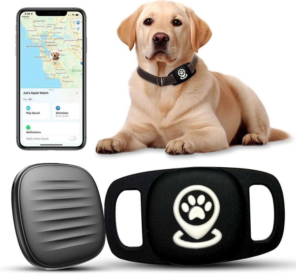 Smart Pet Tracker for Dogs with Find My Support, No Monthly Fee