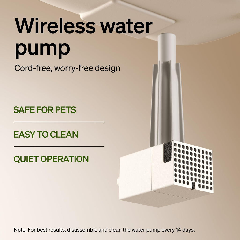 Smart Stainless Steel Pet Water Fountain with App Monitoring, 3L